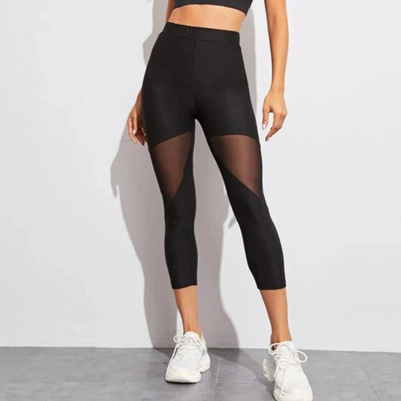 Mesh Panel - Leggings.