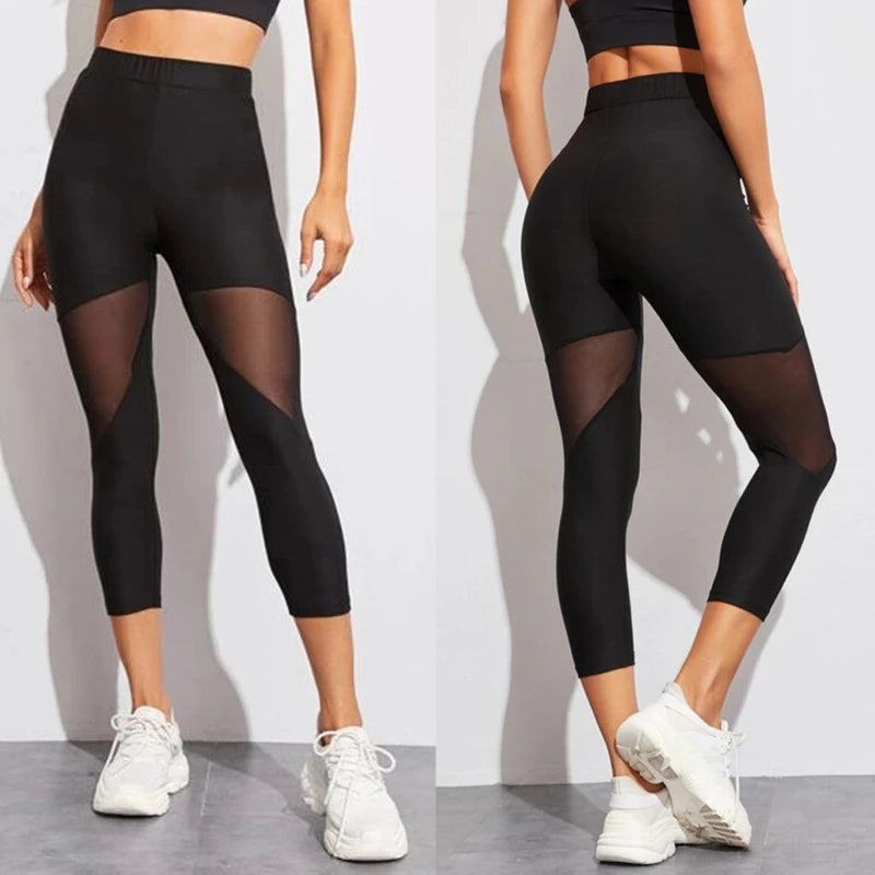 Mesh Panel - Leggings.