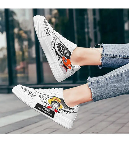 One Piece - Luffy & Ace Sneakers